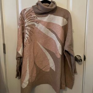 Joseph A turtleneck poncho sweater purchased from Bloomingdale’s